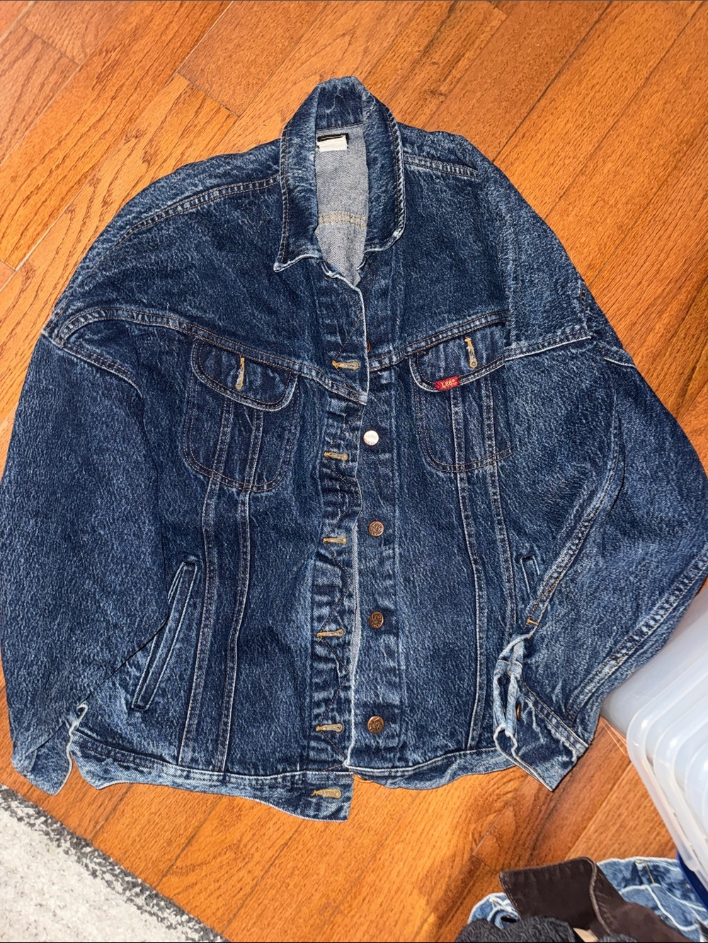 Lee Dark Wash Blue Denim Jacket